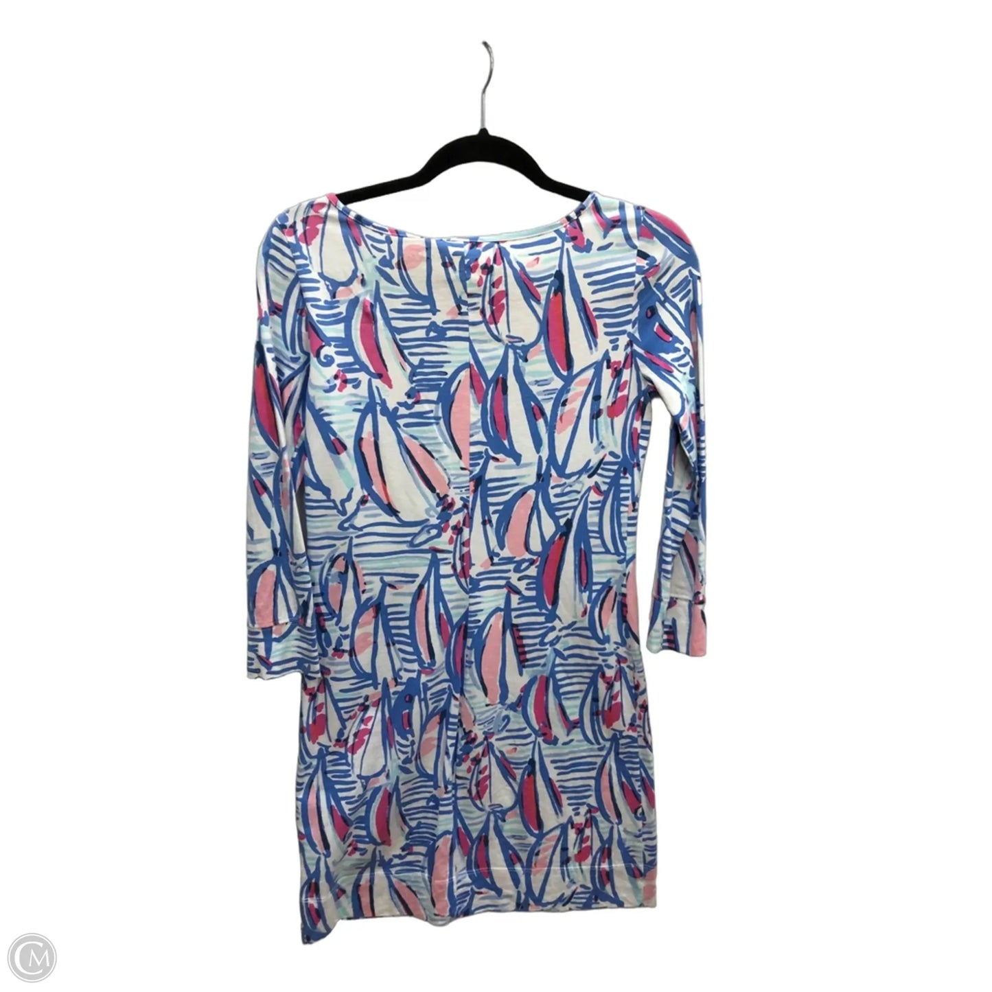 Dress Designer By Lilly Pulitzer In Blue & White, Size: Xs