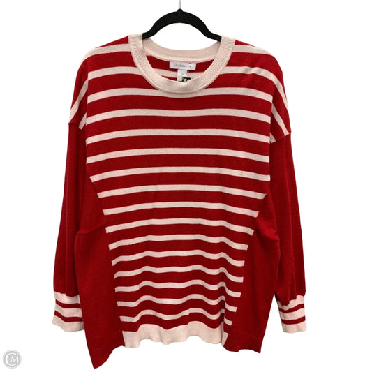 Sweater By Liz Claiborne In Red, Size: 2x