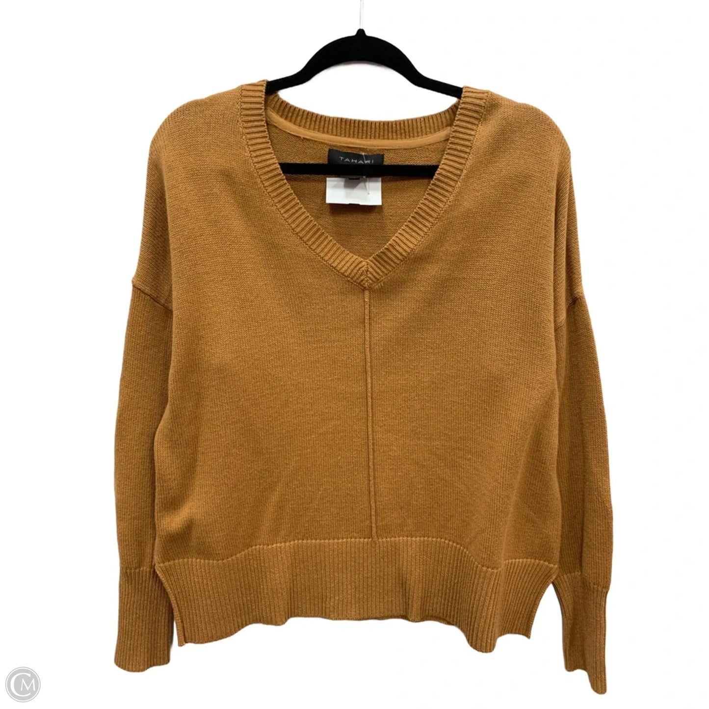 Sweater By Tahari In Yellow, Size: M