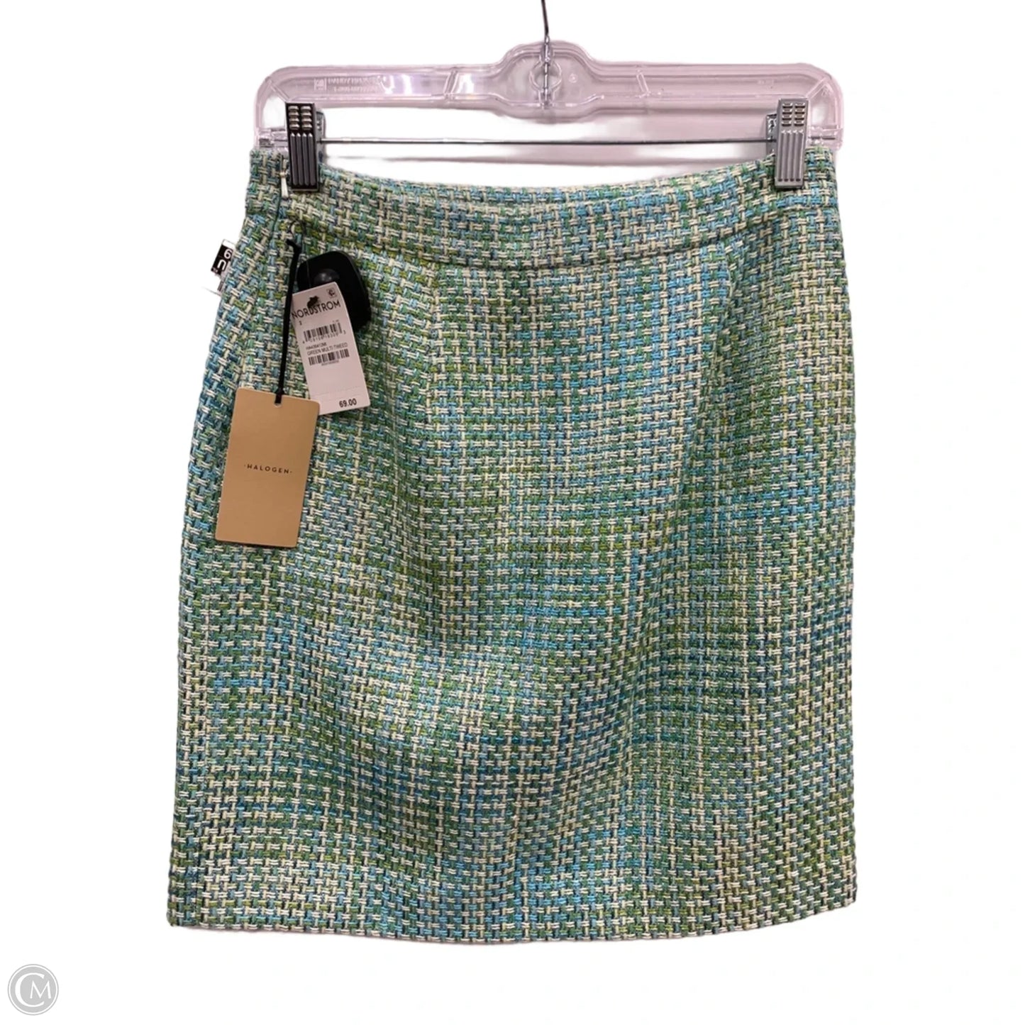 Skirt Mini & Short By Halogen In Green, Size: 2