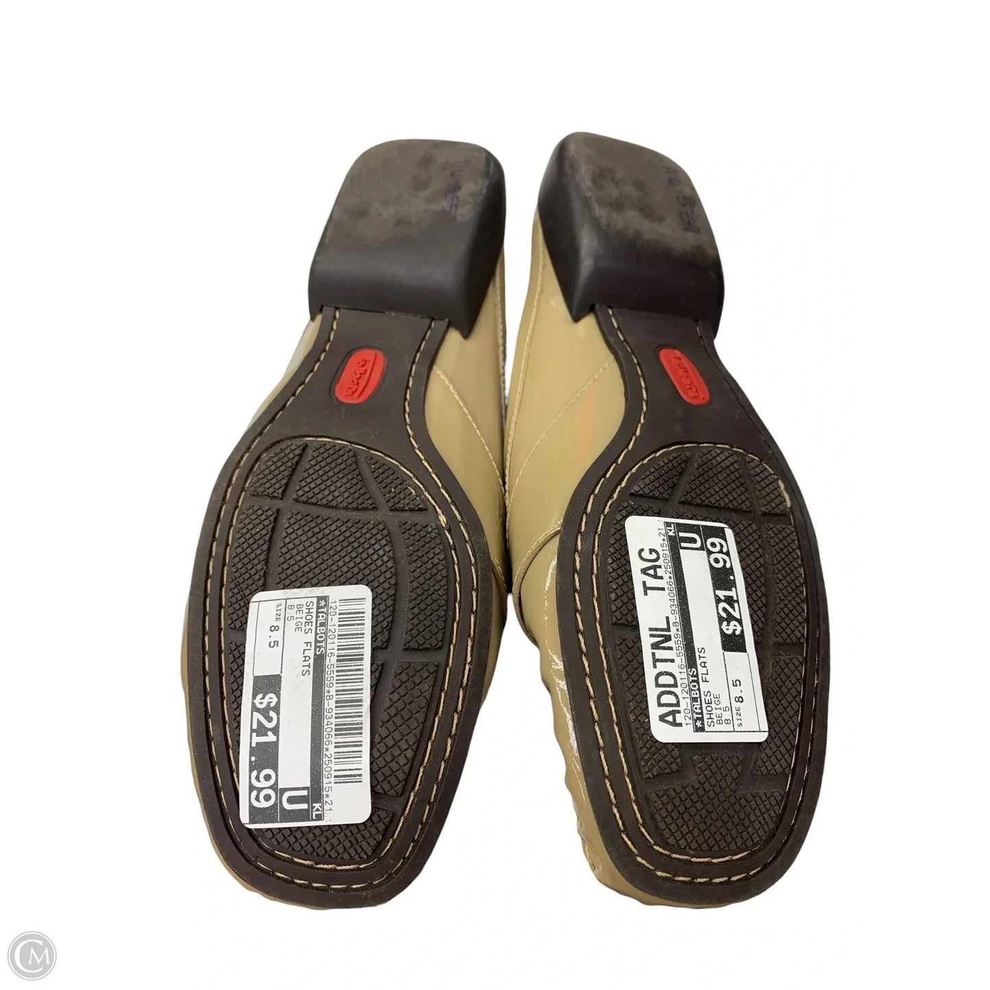 Shoes Flats By Talbots In Beige, Size: 8.5