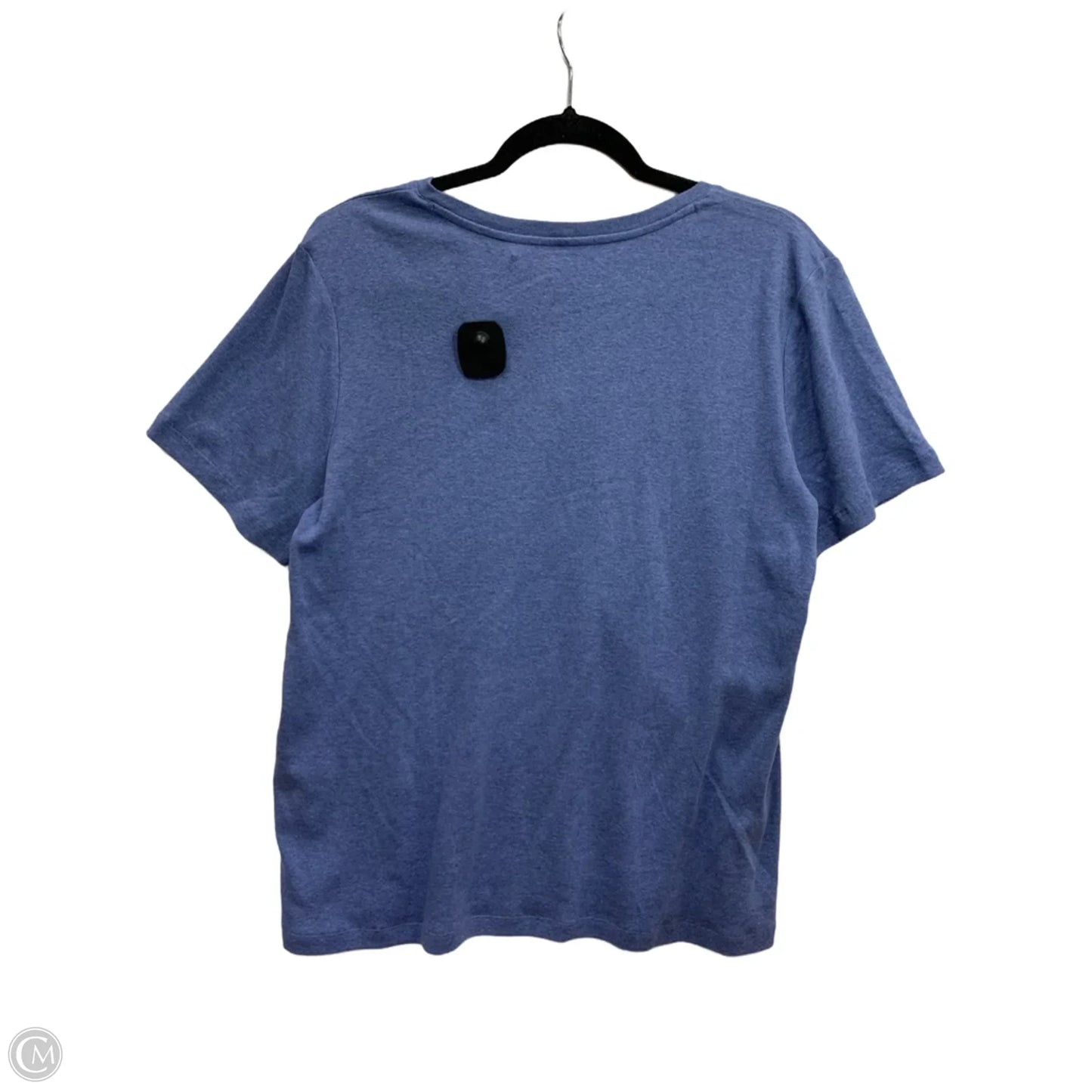Top Short Sleeve By Chicos In Blue, Size: 3x