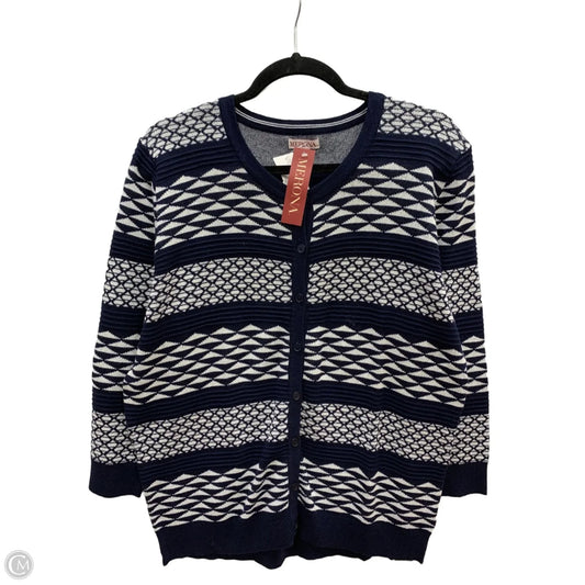 Cardigan By Merona In Navy, Size: Xxl