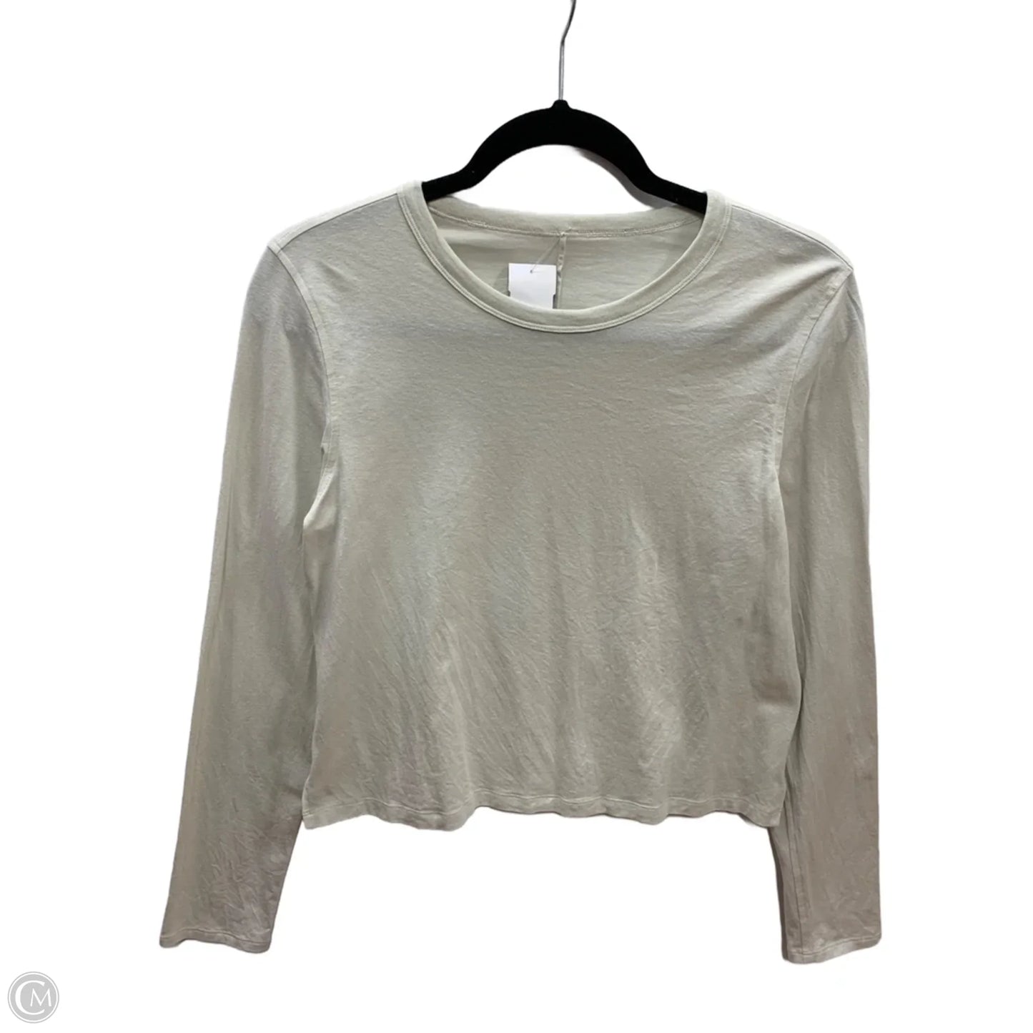 Top Long Sleeve By Lululemon In Beige, Size: 6