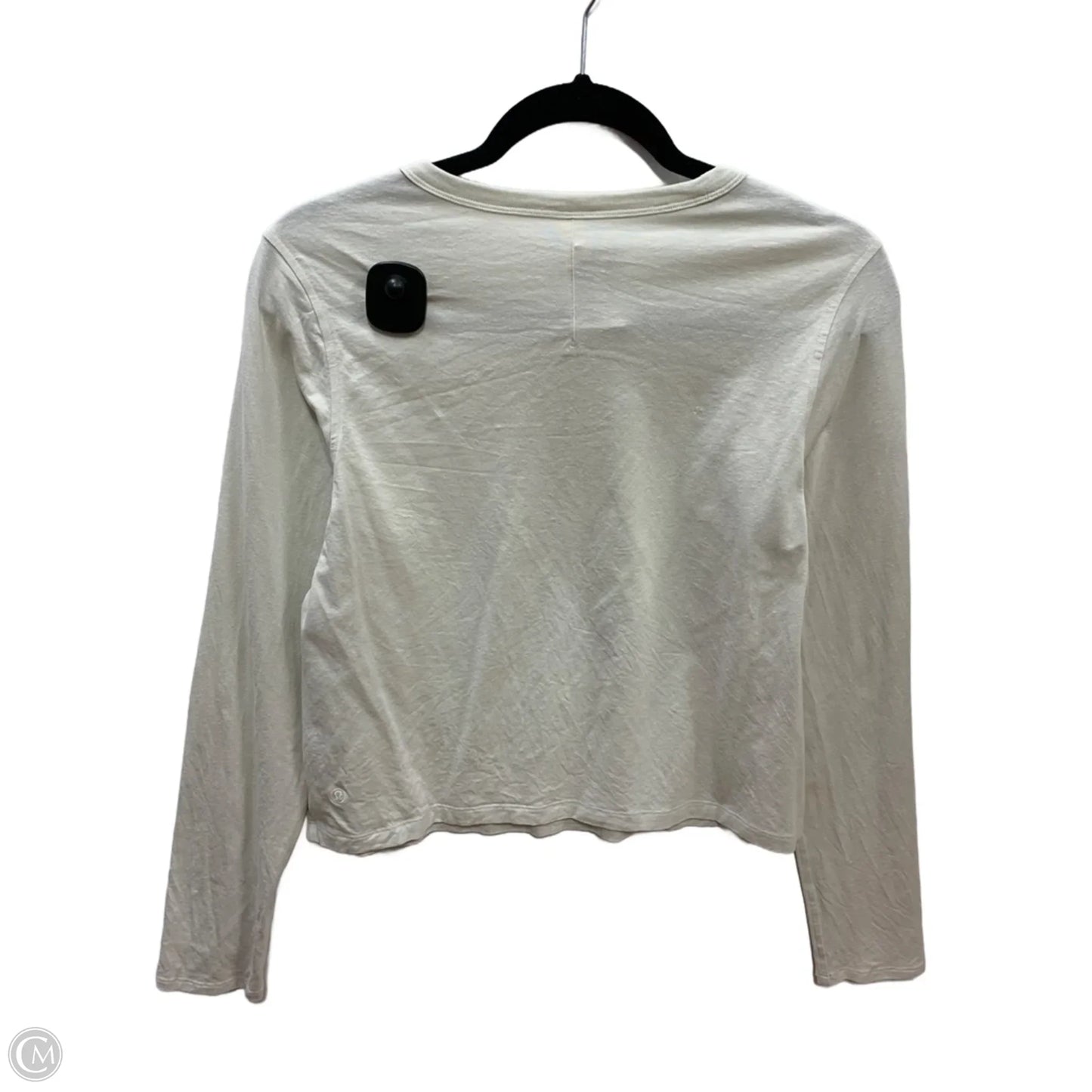 Top Long Sleeve By Lululemon In Beige, Size: 6