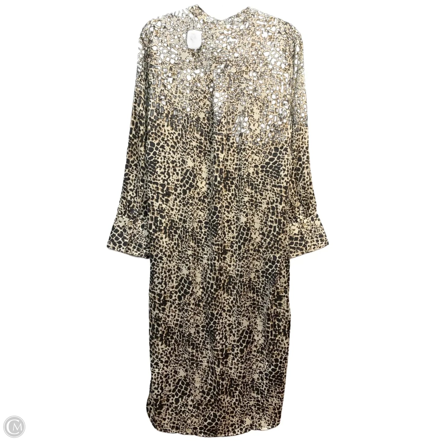 Dress Casual Maxi By Banana Republic In Animal Print, Size: M