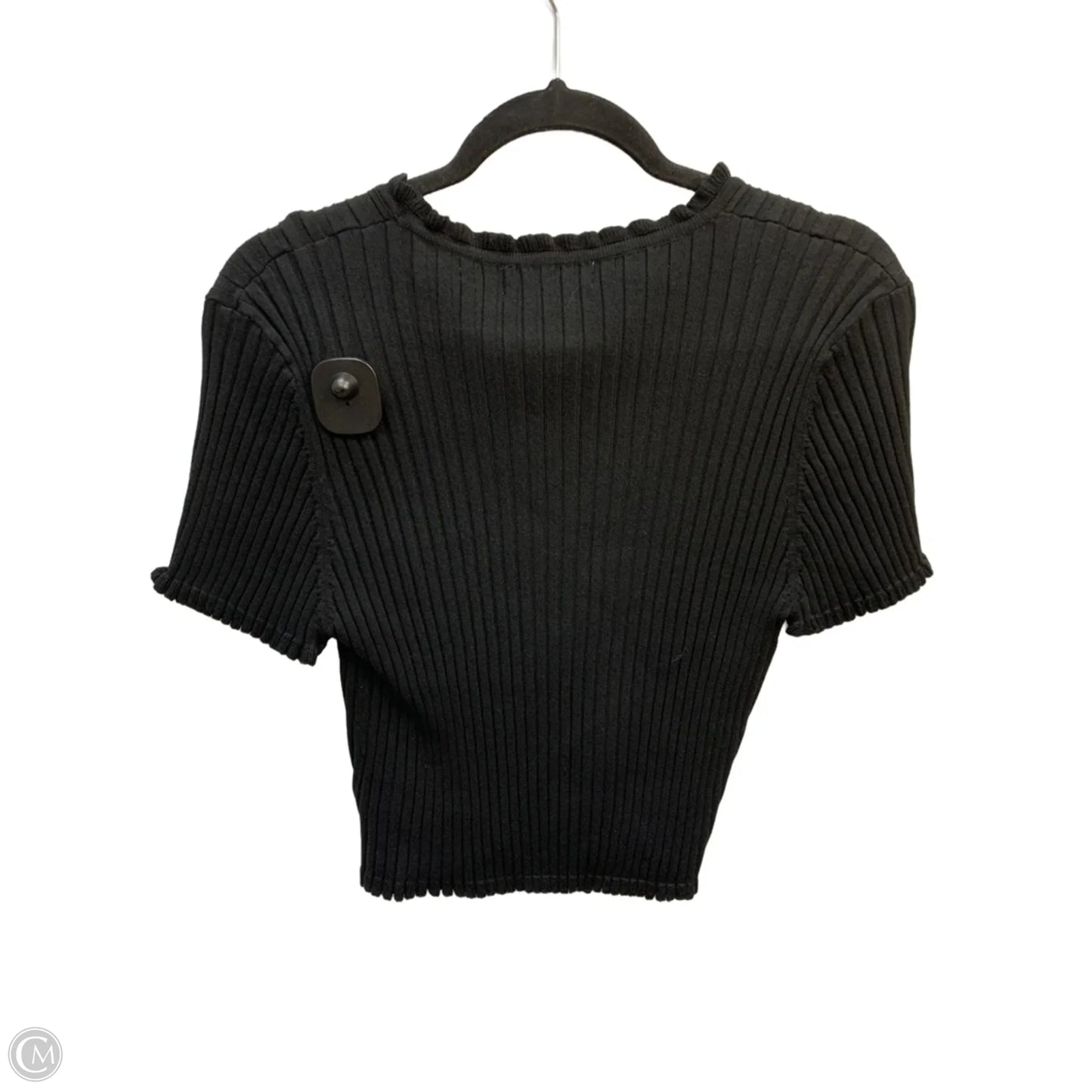Top Short Sleeve By All In Favor In Black, Size: Xl