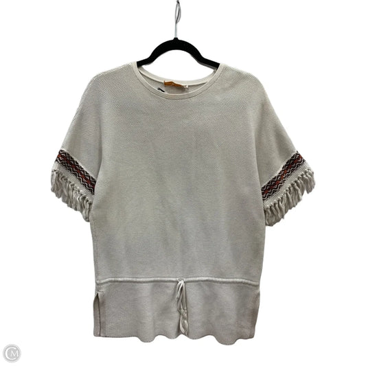 Sweater Designer By Tory Burch In Beige, Size: M