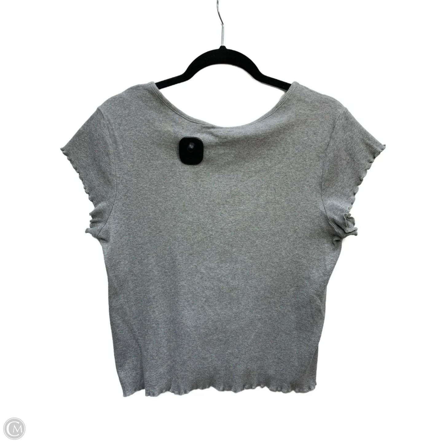 Top Short Sleeve Basic By Arizona In Grey, Size: Xxl