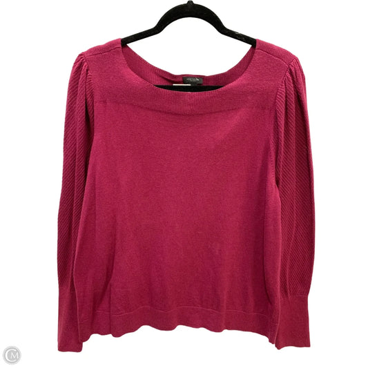 Top Long Sleeve By Ann Taylor In Pink, Size: Xxl