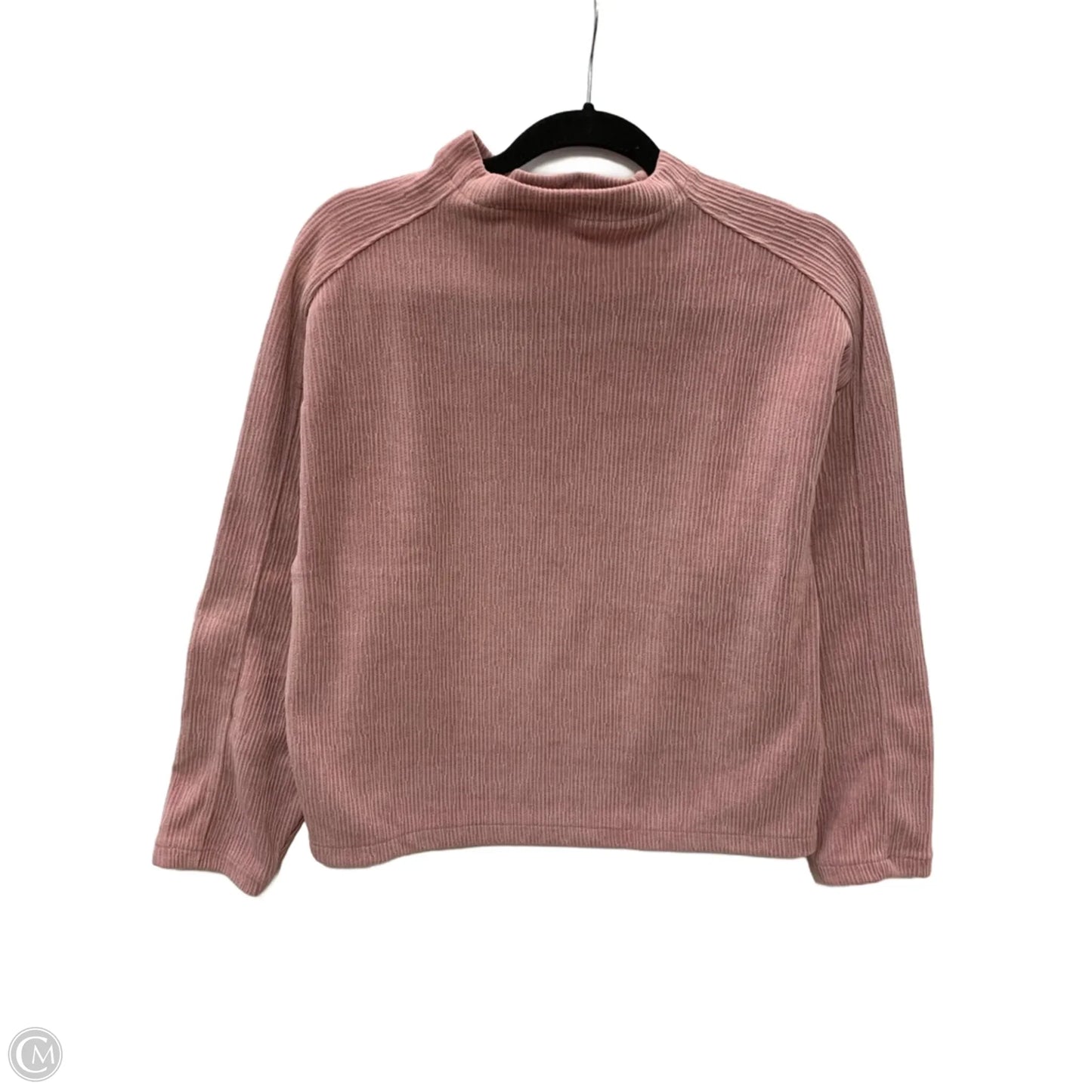 Sweatshirt Collar By Madewell In Pink, Size: S