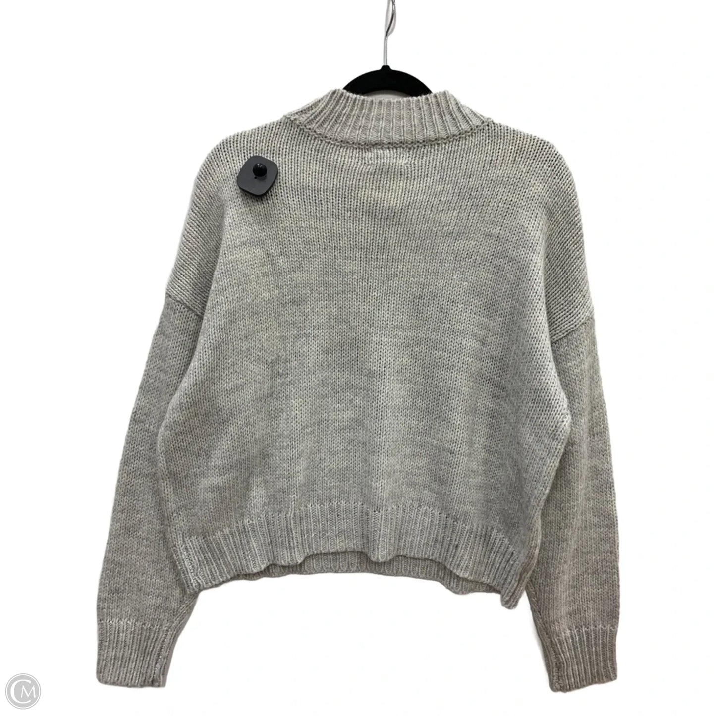 Sweater By Lucky Brand In Grey, Size: L