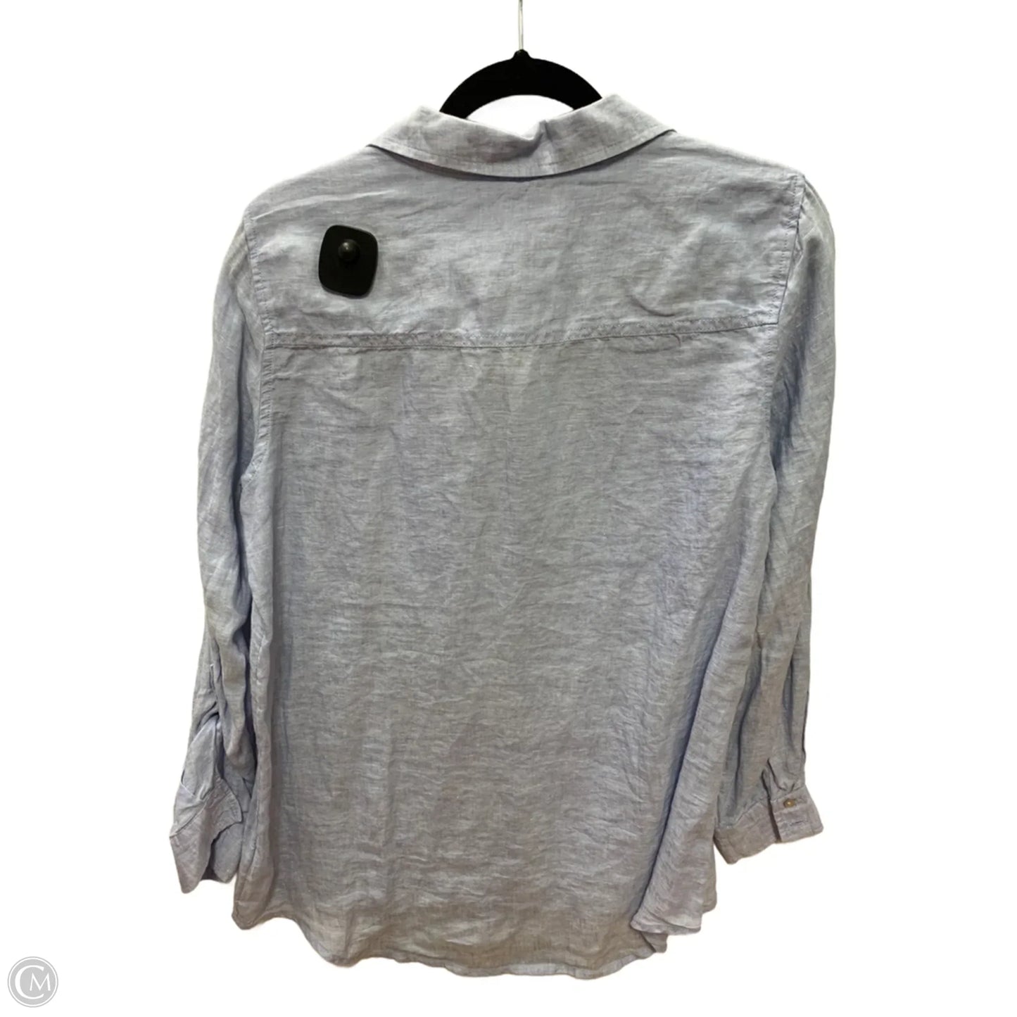 Top Long Sleeve By C And C In Blue, Size: S