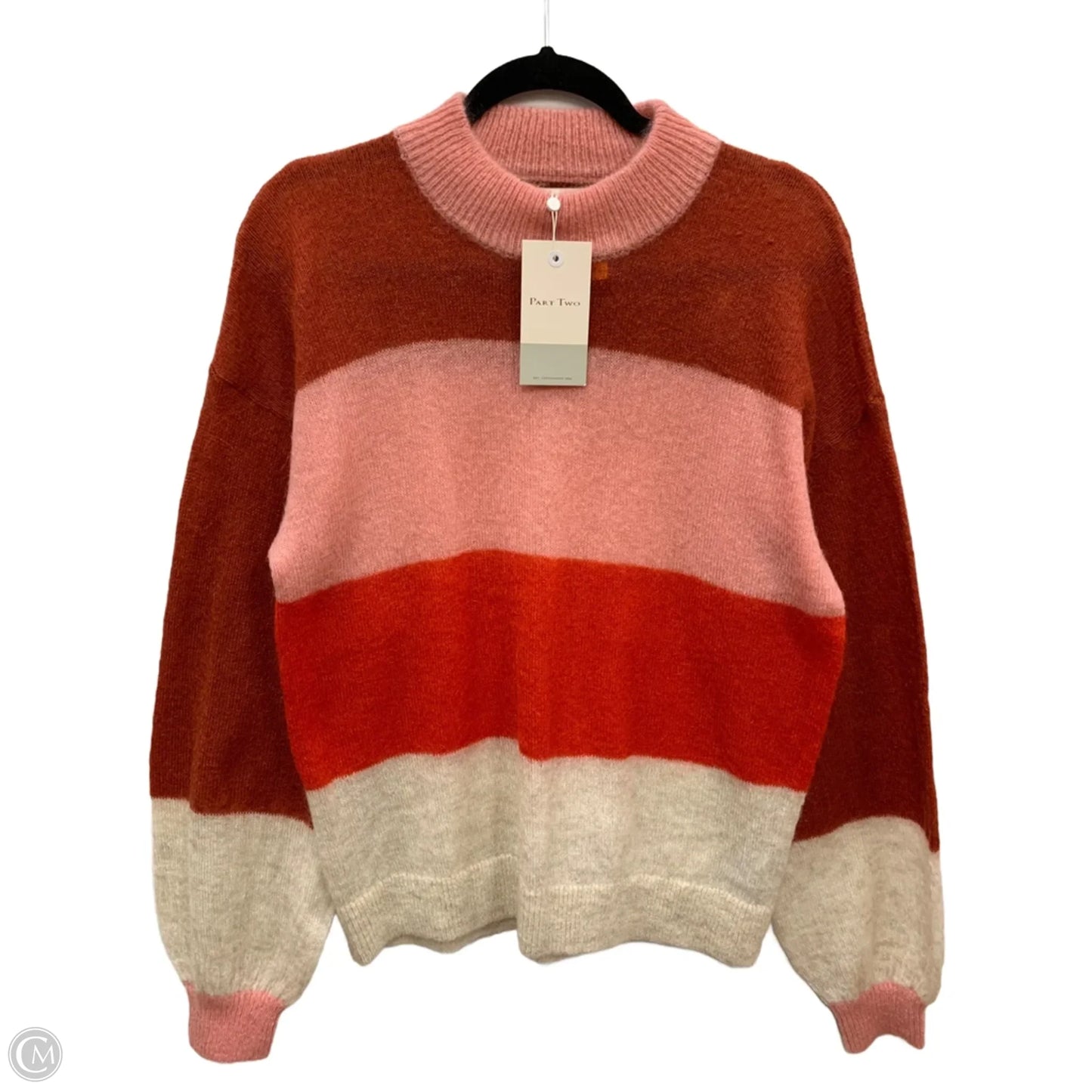 Sweater By Clothes Mentor In Pink & Red, Size: M