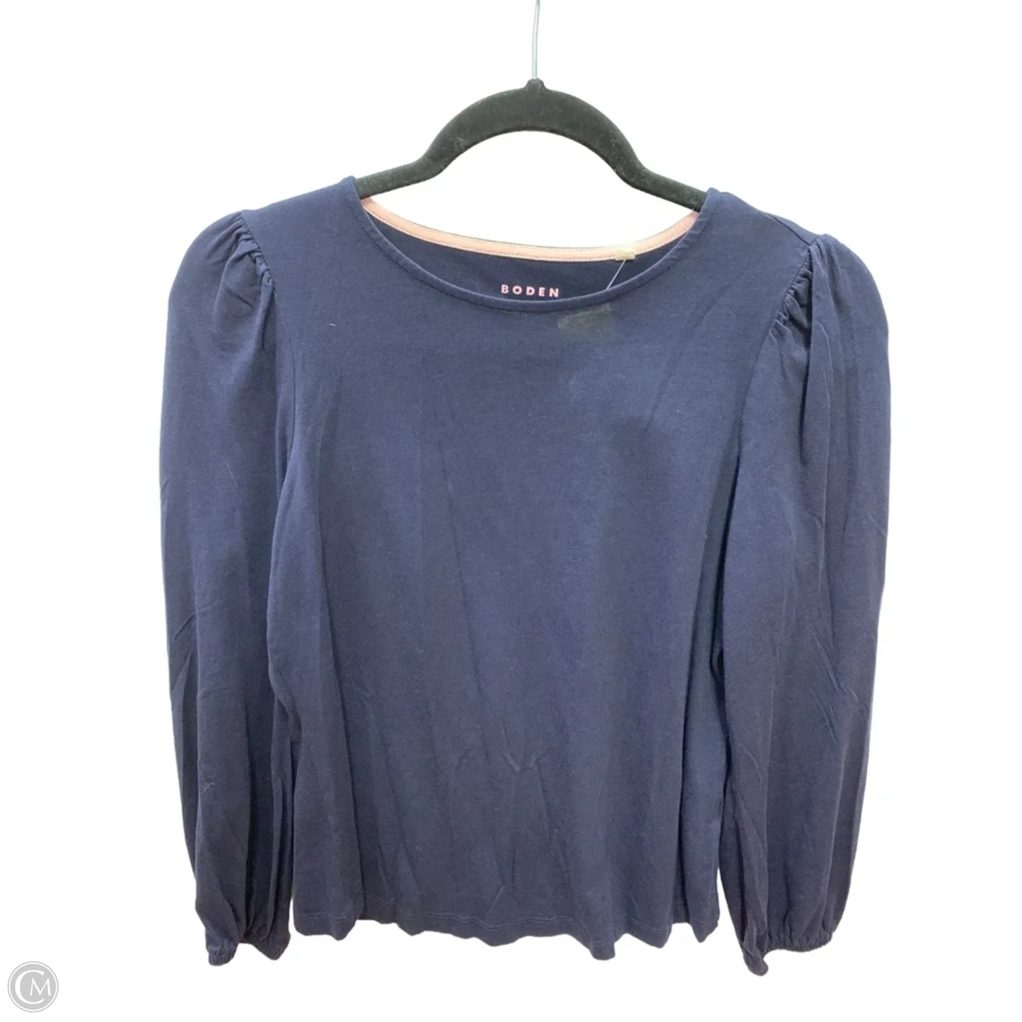 Top Long Sleeve Basic By Boden In Navy, Size: 6