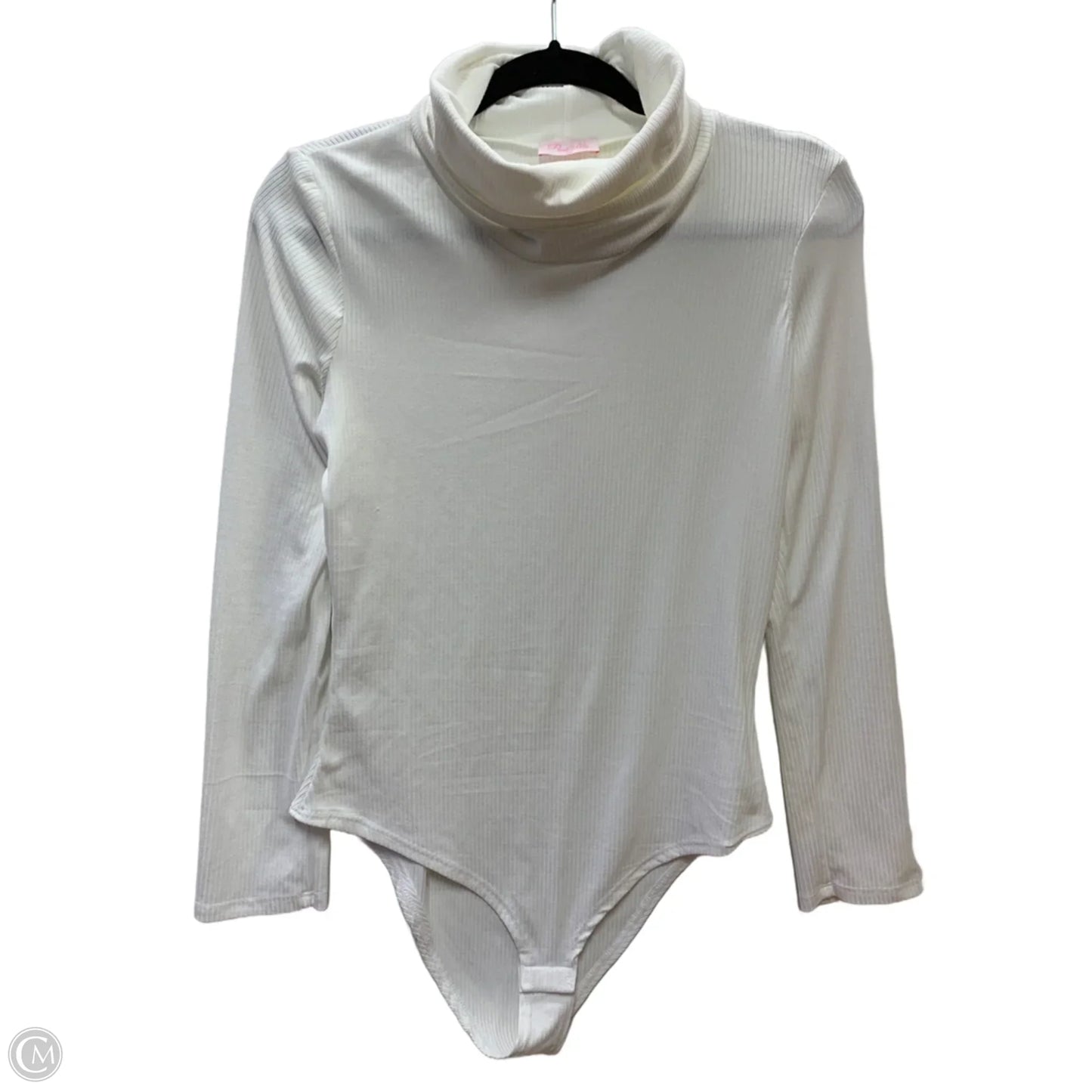 Bodysuit By Pink Lily In White, Size: Xl