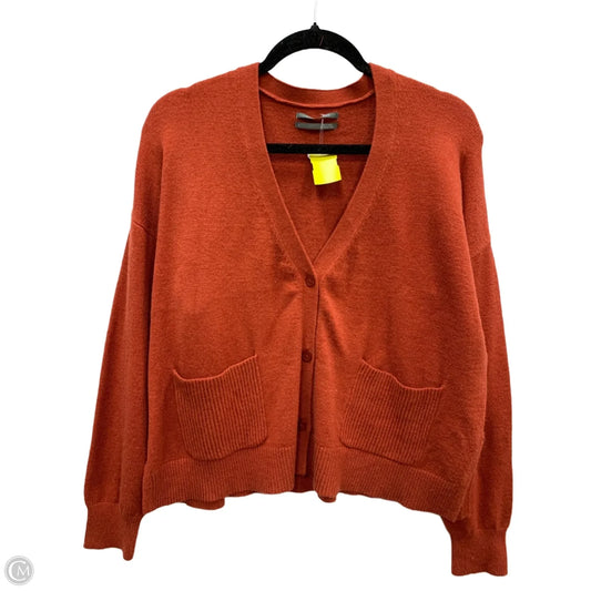 Cardigan By Anthropologie In Orange, Size: L