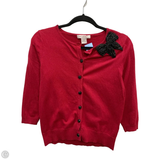 Cardigan By August Silk In Red, Size: M