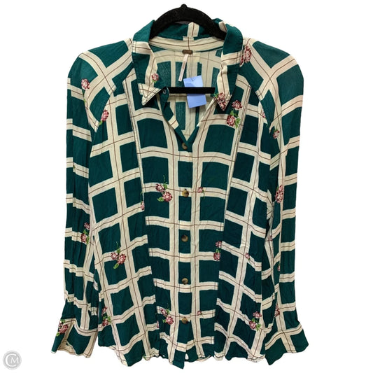 Top Long Sleeve By Free People In Multi-colored, Size: L