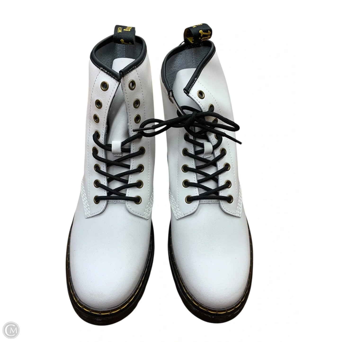 Boots Combat By Dr Martens In White, Size: 10