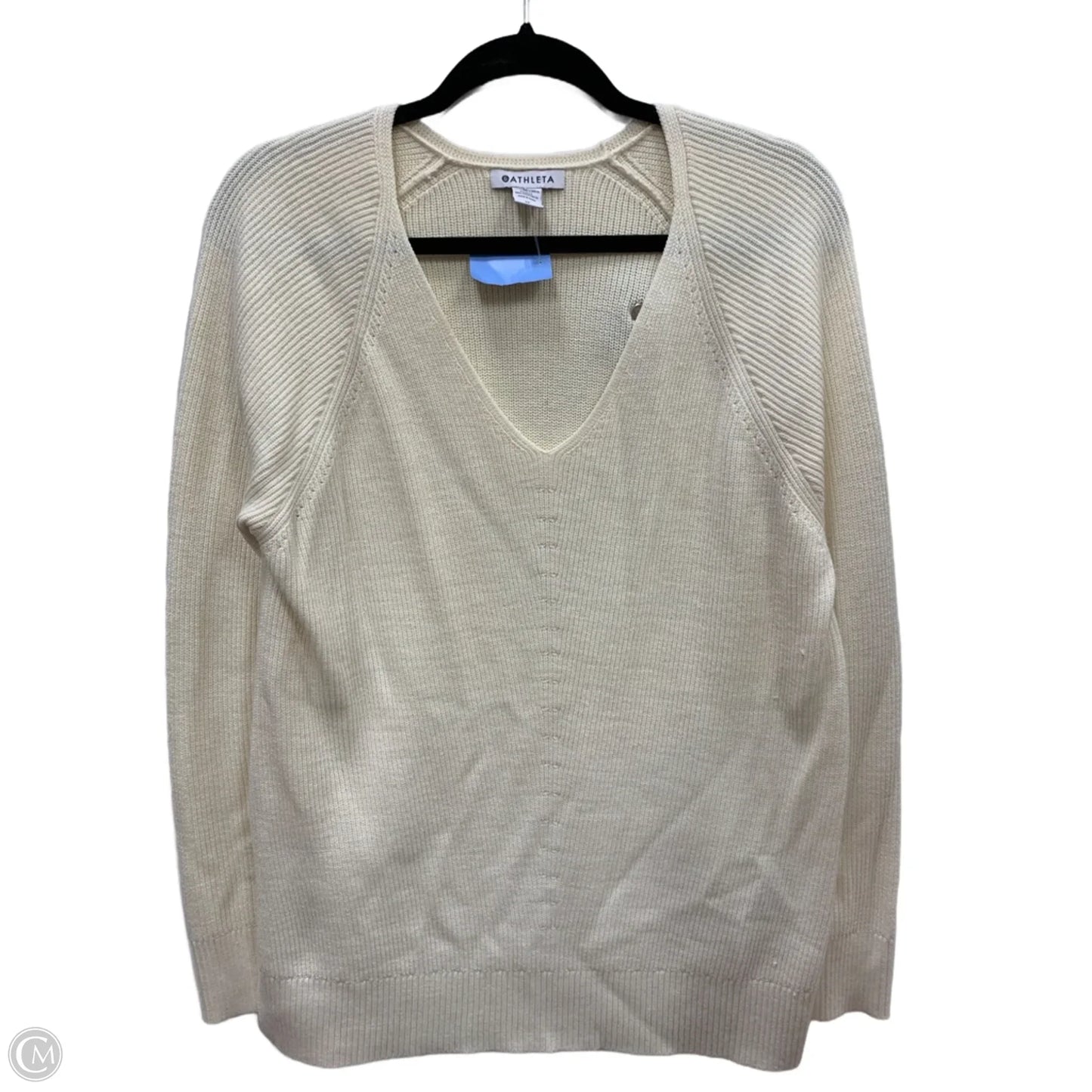 Sweater By Athleta In Cream, Size: M