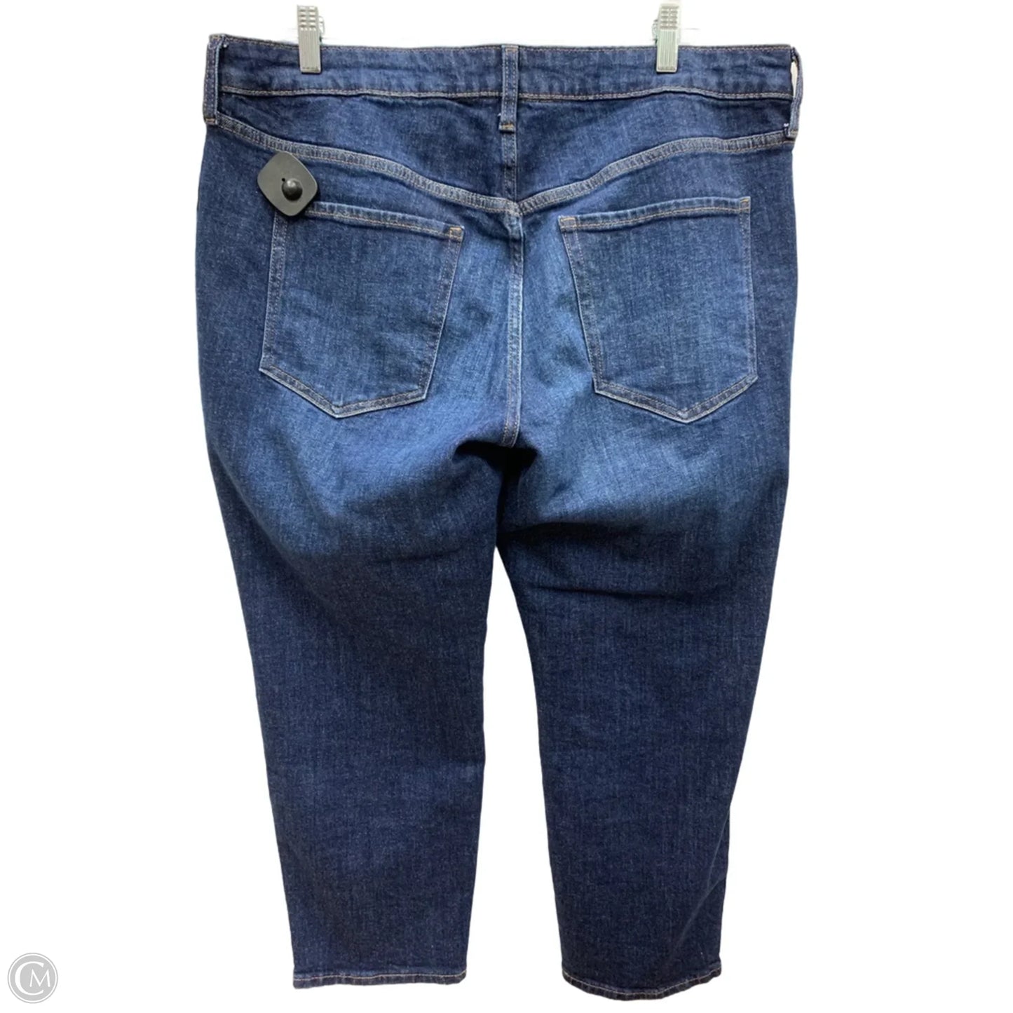 Jeans Straight By Old Navy In Blue Denim, Size: 16