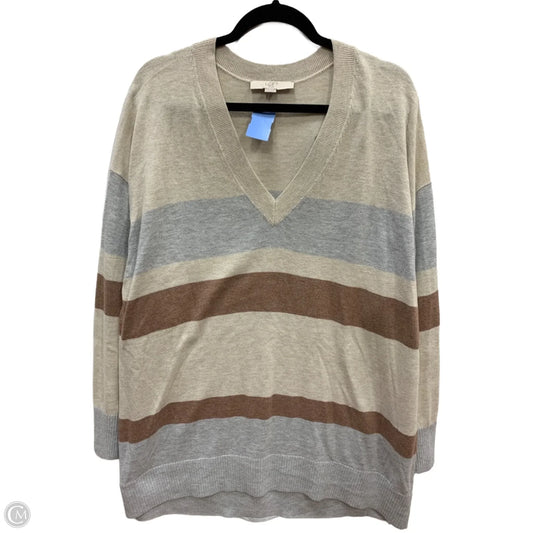 Sweater By Loft In Multi-colored, Size: 1x