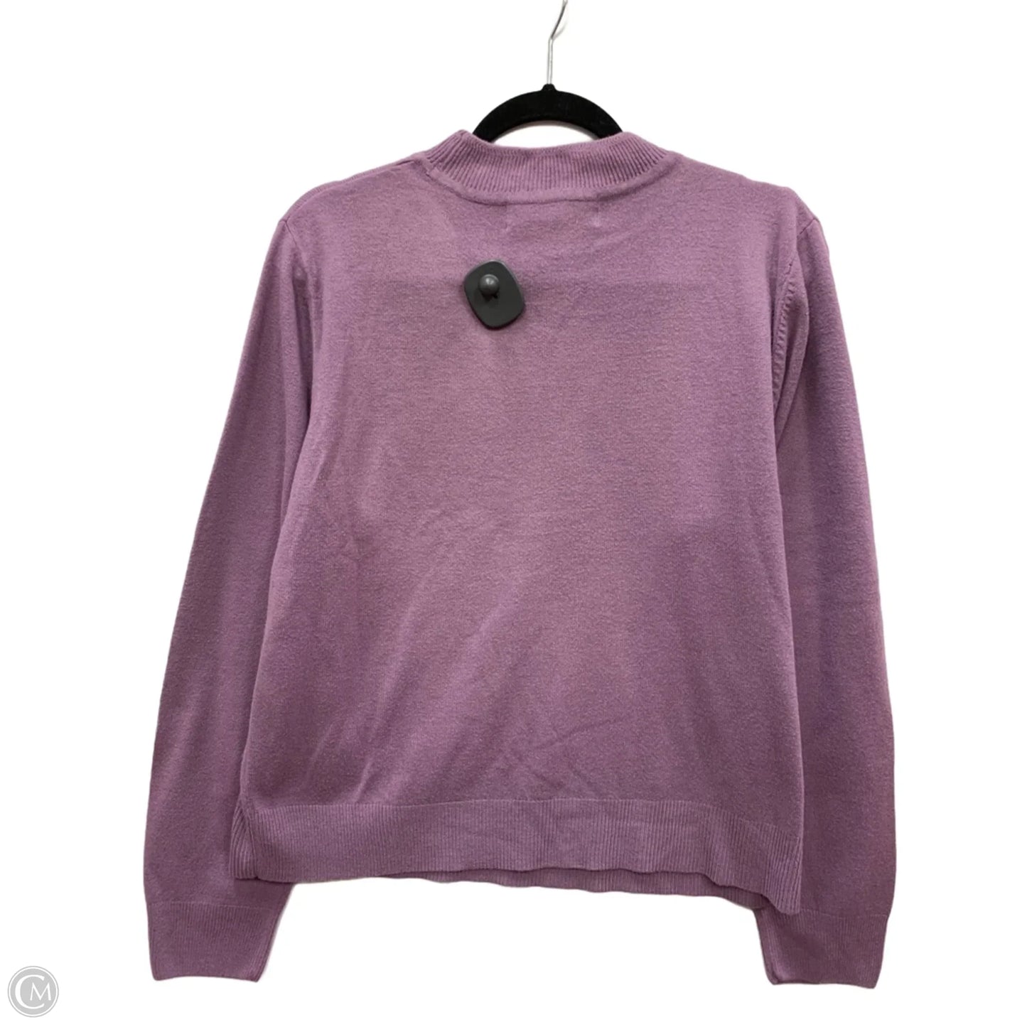 Sweater By Sag Harbor In Purple, Size: Xl