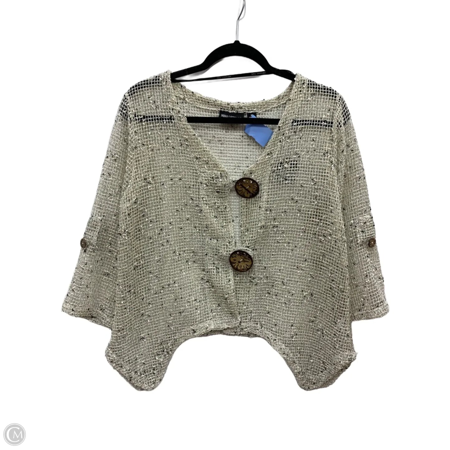 Cardigan By Nina Leonard In White, Size: M