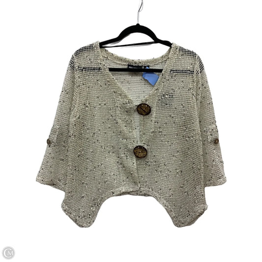 Cardigan By Nina Leonard In White, Size: M