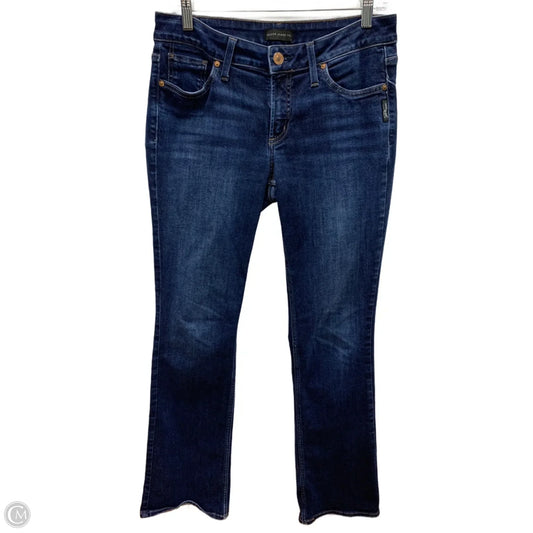 Jeans Boot Cut By Silver In Blue Denim, Size: 10