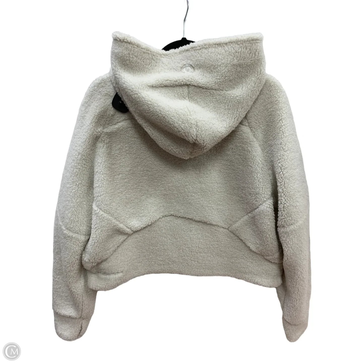 Sweatshirt Hoodie By Lululemon In Cream, Size: 4