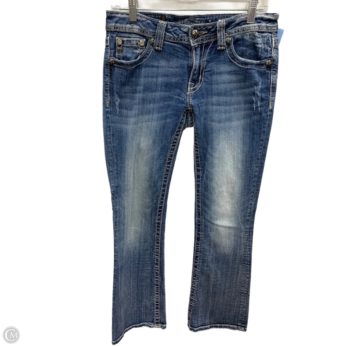 Jeans Boot Cut By Miss Me In Blue Denim, Size: 8