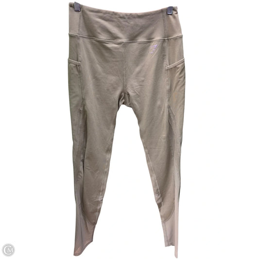 Athletic Leggings By Gym Shark In Green, Size: L