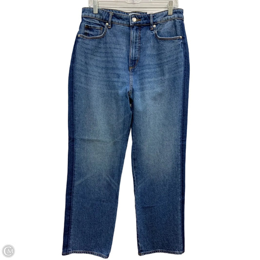 Jeans Straight By Loft In Blue Denim, Size: 10