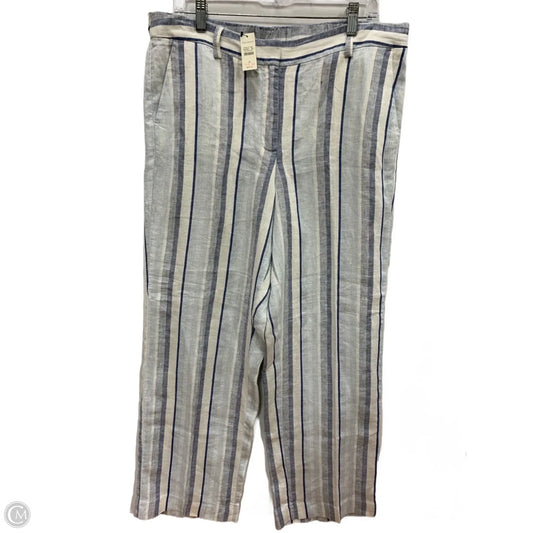 Pants Linen By Talbots In Blue, Size: 12