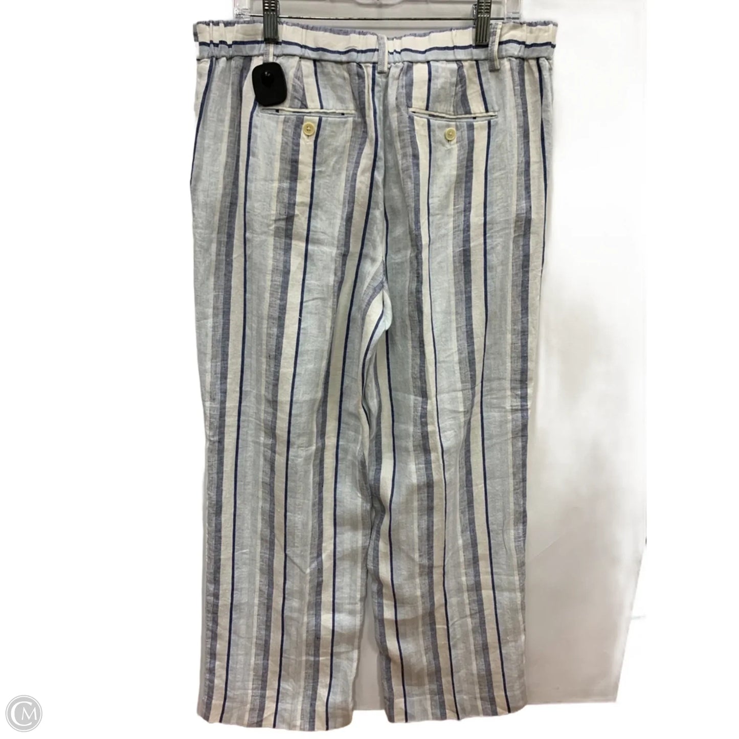 Pants Linen By Talbots In Blue, Size: 12