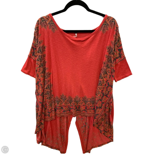 Top Short Sleeve By Free People In Red, Size: S