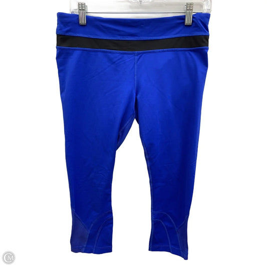 Athletic Leggings Capris By Lululemon In Blue, Size: 10