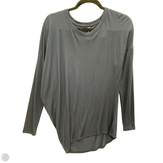 Top Long Sleeve By Athleta In Navy, Size: M