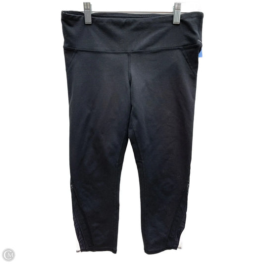 Athletic Leggings Capris By Alo In Black, Size: M