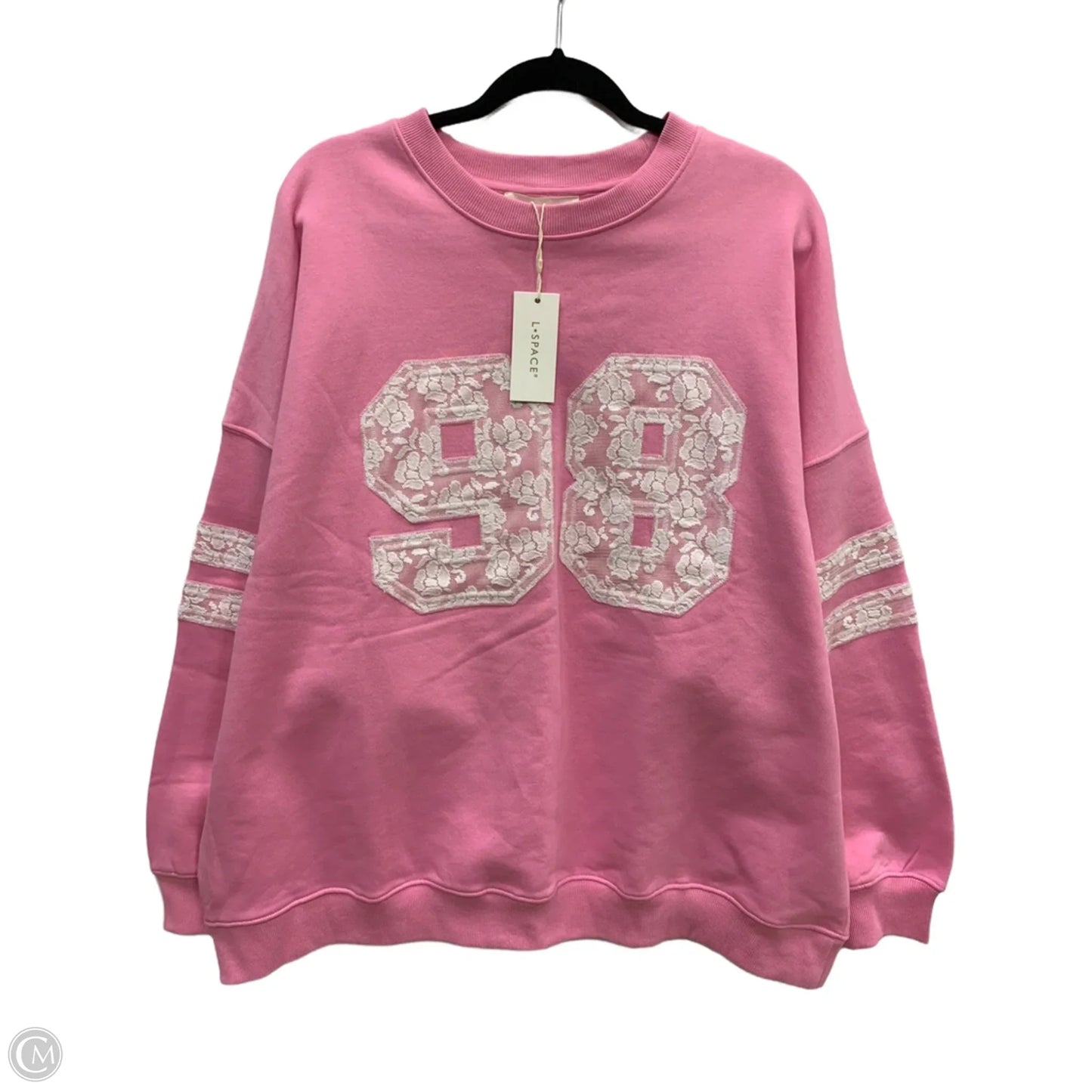 Sweatshirt Crewneck By Anthropologie In Pink, Size: Xl