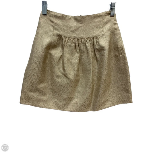 Skirt Mini & Short By J. Crew In Gold, Size: 0