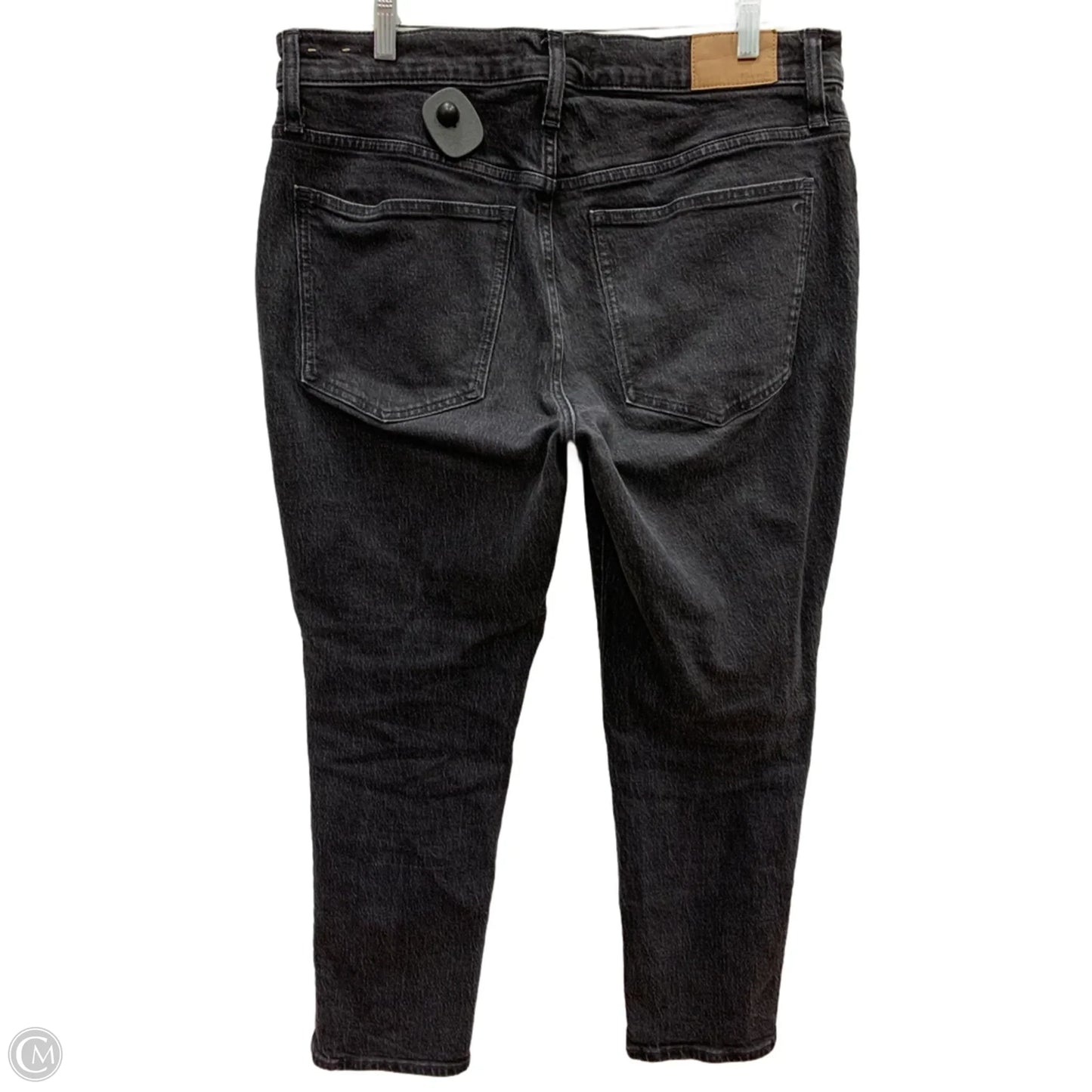 Jeans Straight By Madewell In Black, Size: 12