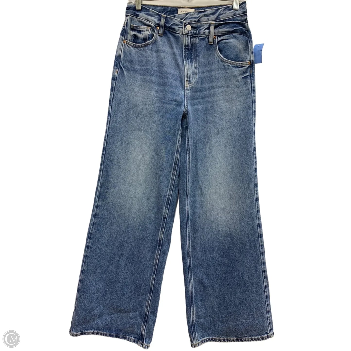 Jeans Wide Leg By Pacsun In Blue Denim, Size: 4