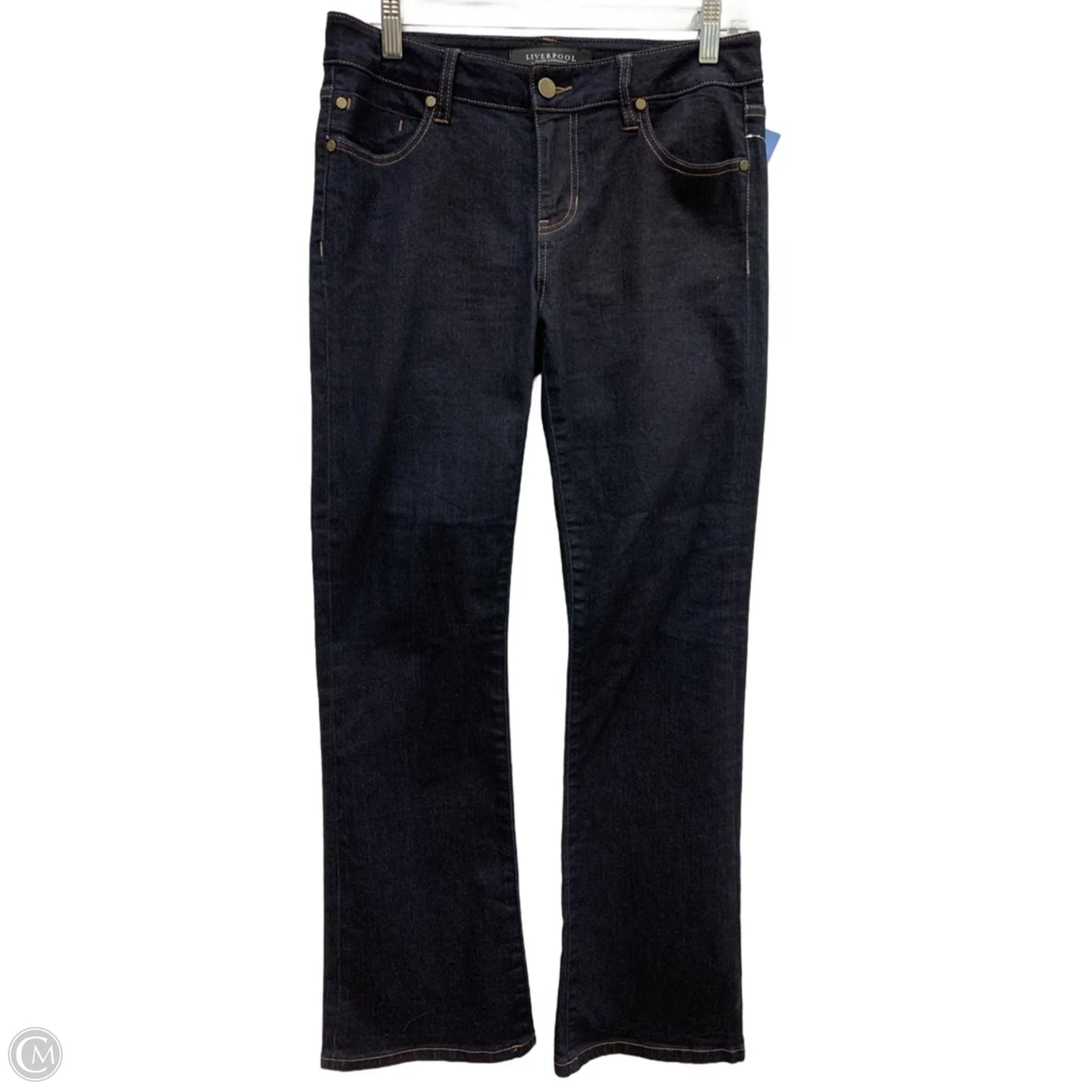 Jeans Boot Cut By Liverpool In Blue Denim, Size: 6