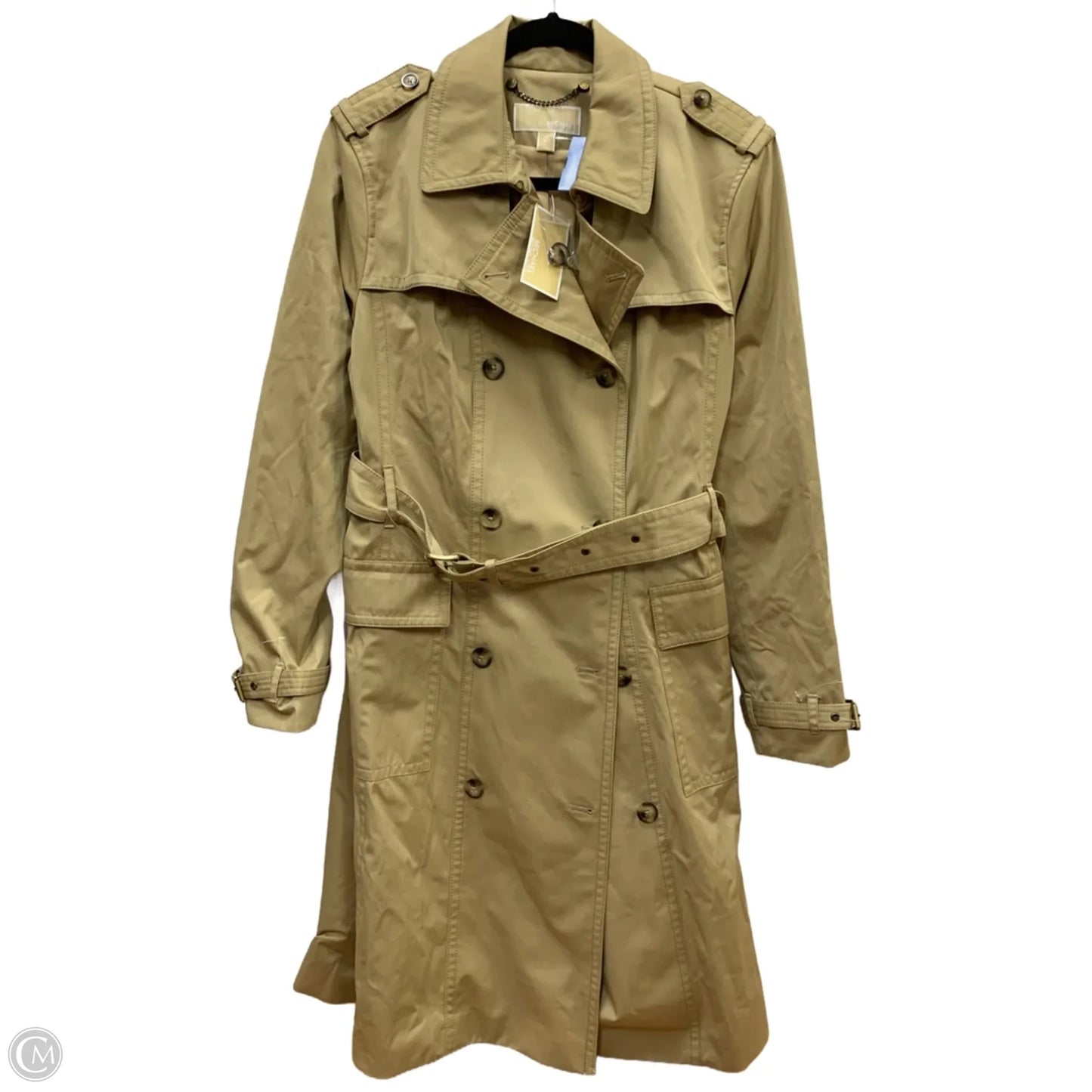 Coat Raincoat By Michael By Michael Kors In Tan, Size: Xl