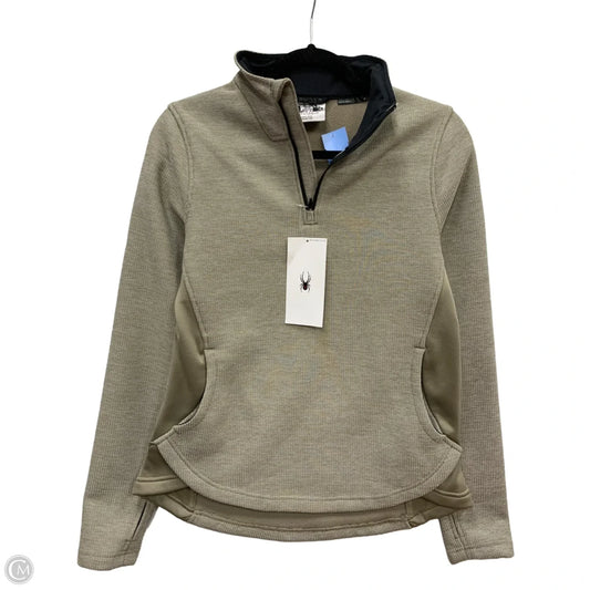 Sweatshirt Collar By Spyder In Beige, Size: M
