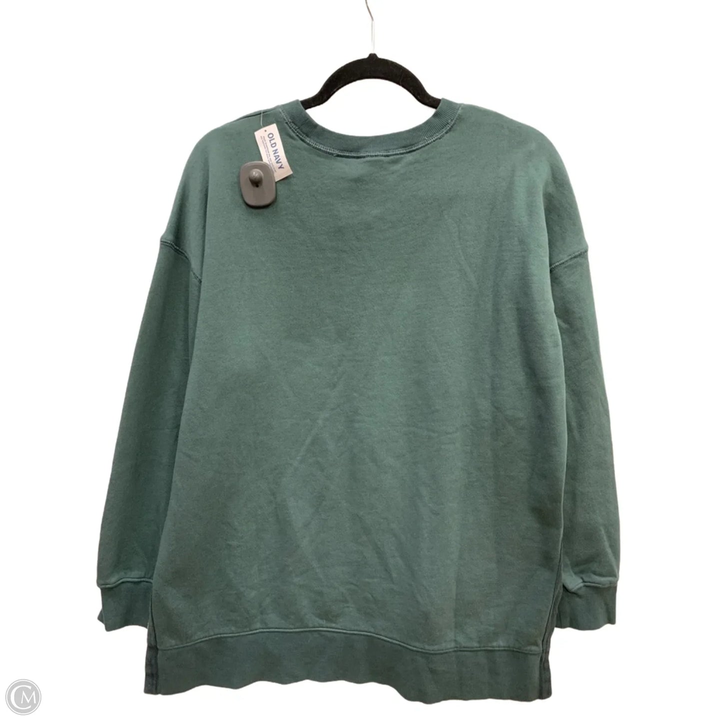 Sweatshirt Crewneck By Old Navy In Green, Size: S
