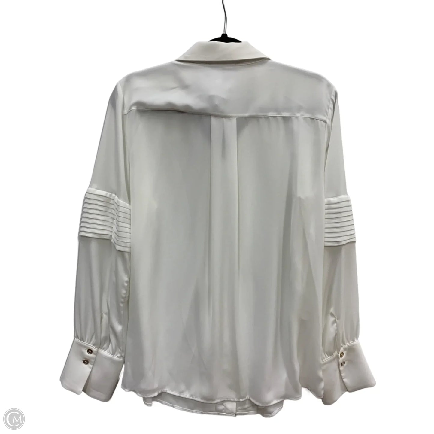 Top Long Sleeve By Tommy Hilfiger In White, Size: L